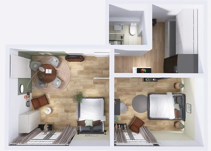 Apartamento Homely - New Build , Near River , Main Station , Family & Business *